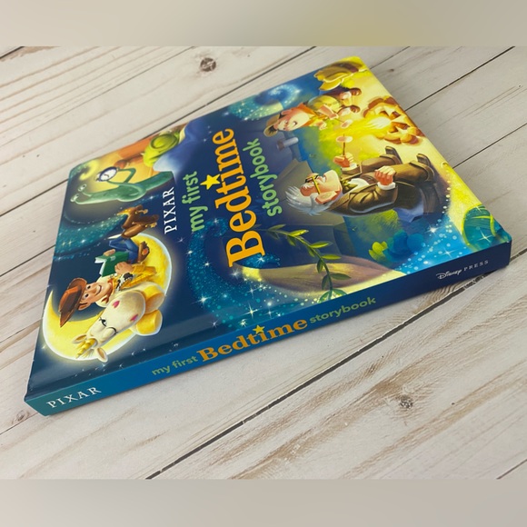 My First Bedtime Storybook Disney Pixar Padded Hardcover Up Ratatouille Nemo - Picture 3 of 12